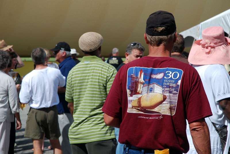 Final shuttle fuel tank to fly rolls out from Michoud