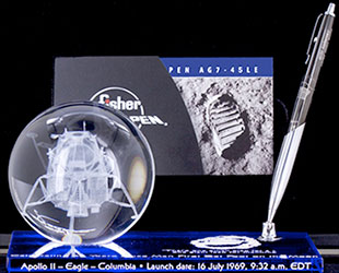 Fisher Apollo 11 Engraved Space Pen