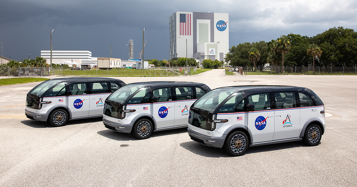 NASA's new Artemis 'astrovans' arrive for use by moon-bound crews