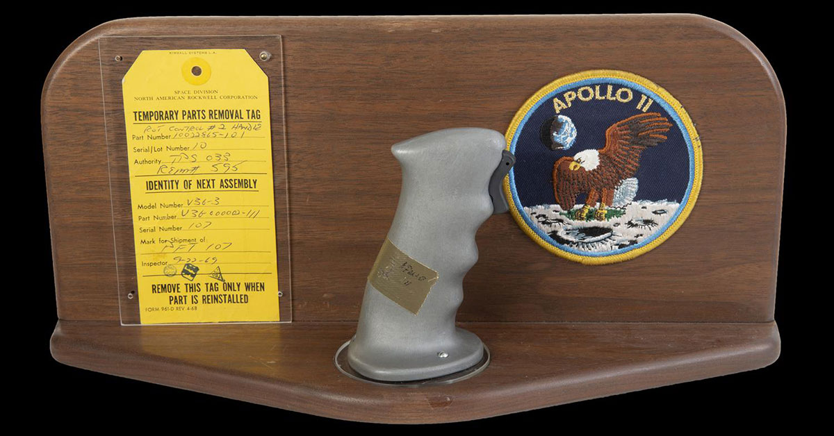 Apollo 11 spacecraft joysticks top $780K at auction, despite NASA