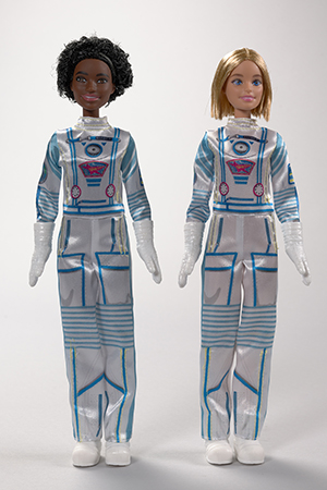 First Barbie dolls to fly into space debut on display at Smithsonian