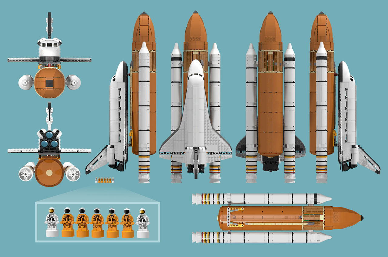 Fan-designed LEGO space shuttle to Saturn V rocket set | collectSPACE