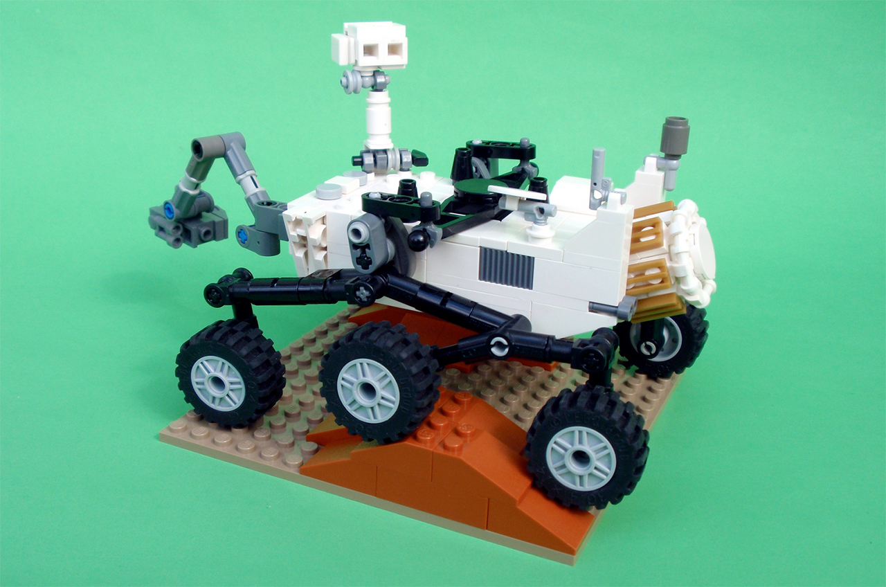 Mars Science Laboratory Curiosity Rover Model MOC Building Toys Set 314 Bricks