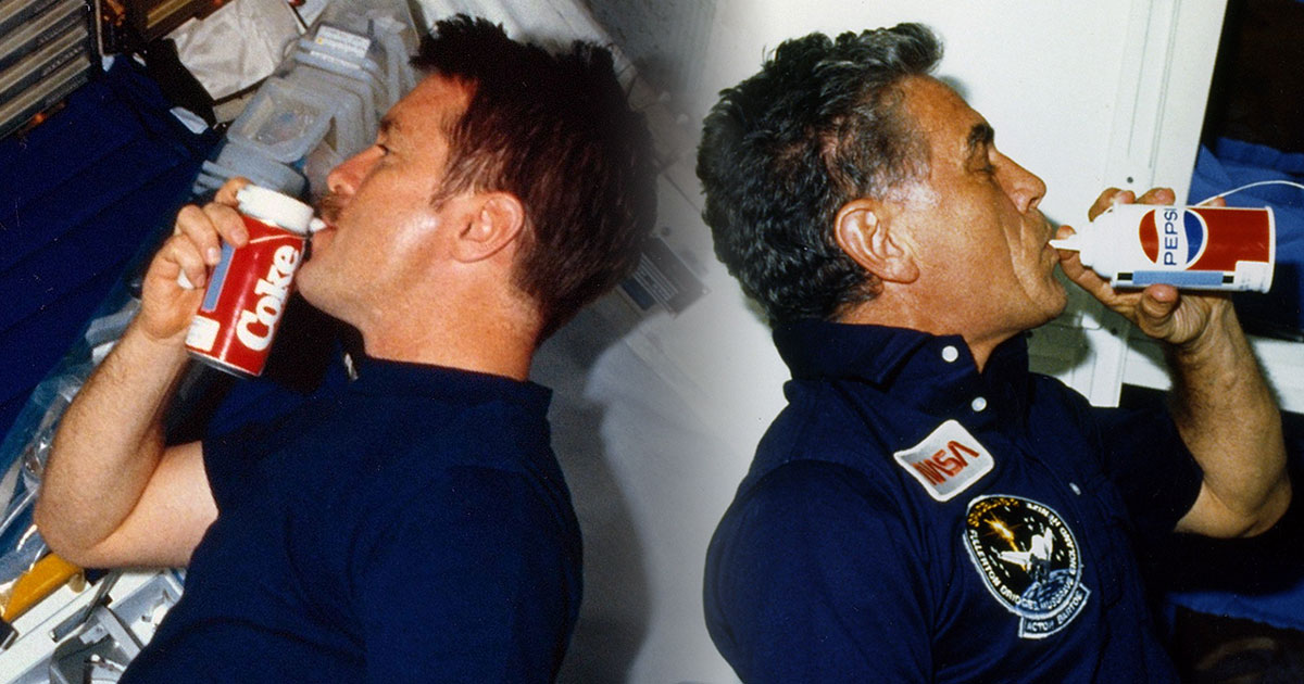 'Space cola wars' at 35 When CocaCola, Pepsi tested soda in space