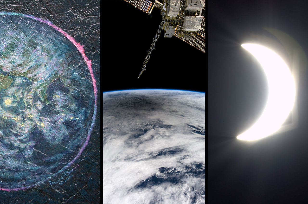 Total view A brief history of solar eclipses seen from space