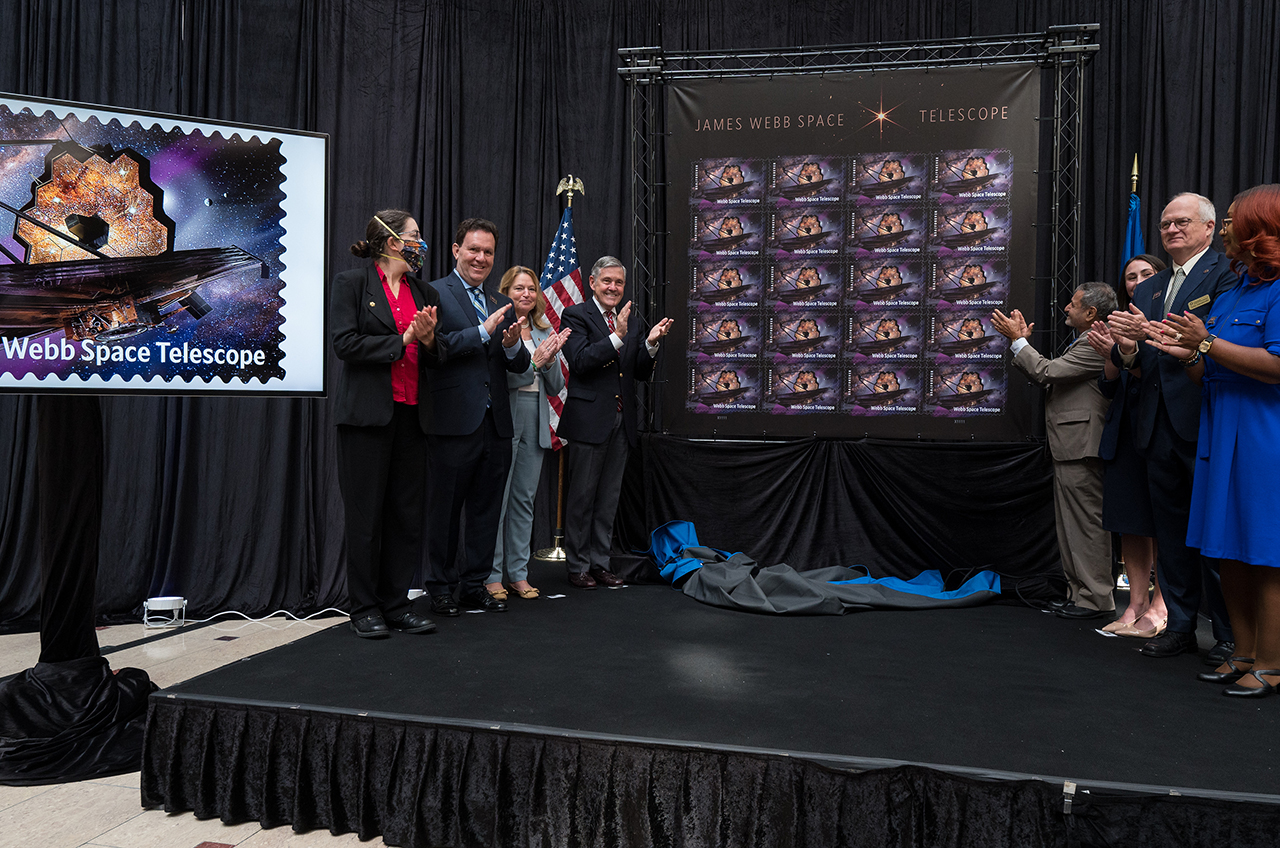 US Postal Service Celebrates NASA's Webb Telescope With New Stamp - NASA