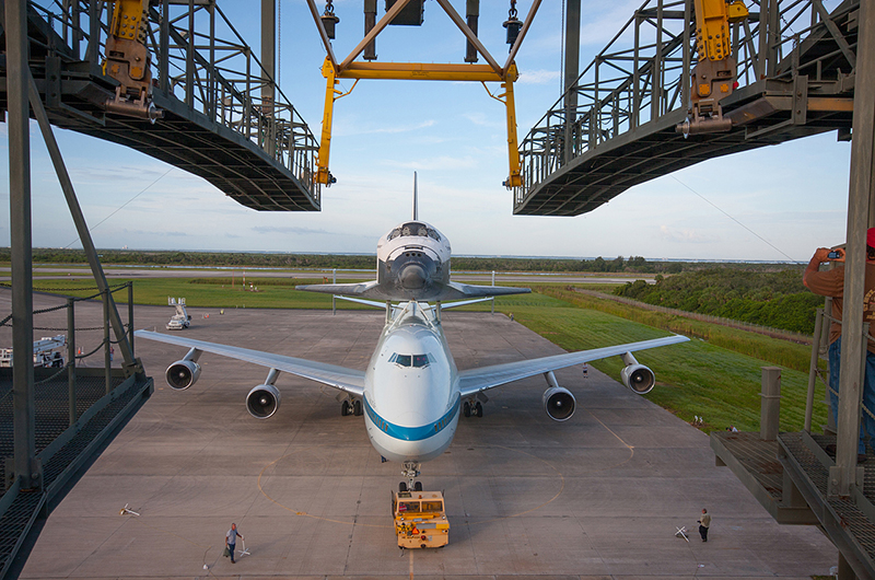 Space shuttle Endeavour set for final ferry flight to Calif., if weather allows