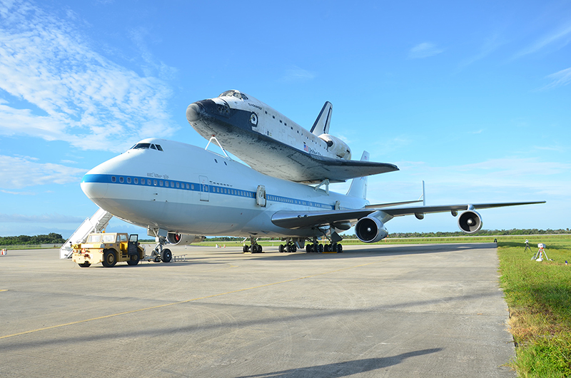 Space shuttle Endeavour set for final ferry flight to Calif., if weather allows