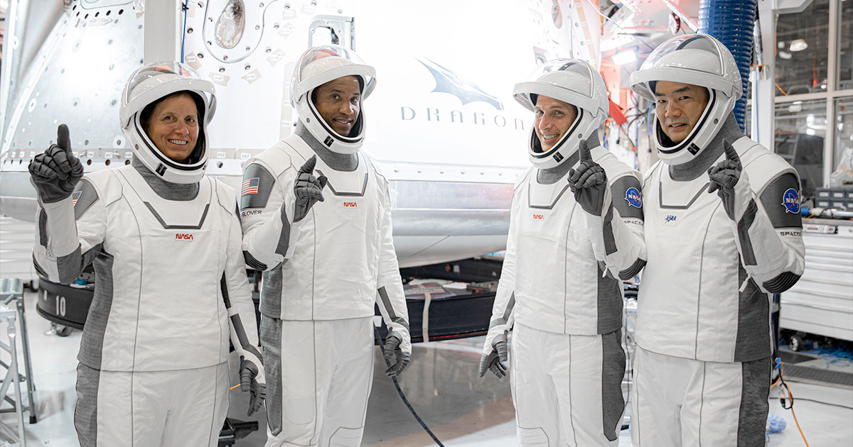 SpaceX Crew1 astronauts name Dragon capsule �Resilience