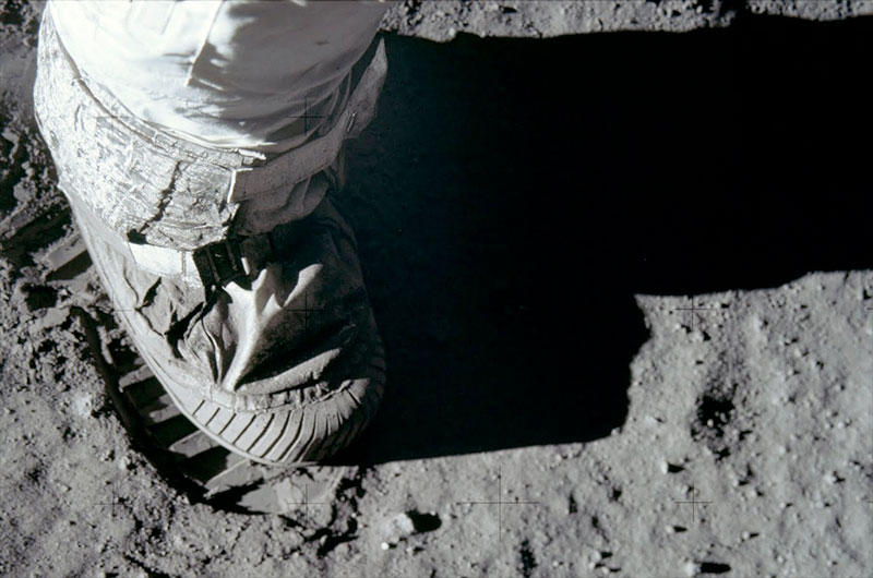 neil armstrong moon boots