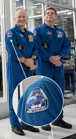 SpaceX Crew-1 NASA Human Space Flights USVC-1 Dragon-1 US Vehicle-1 USA Patch 