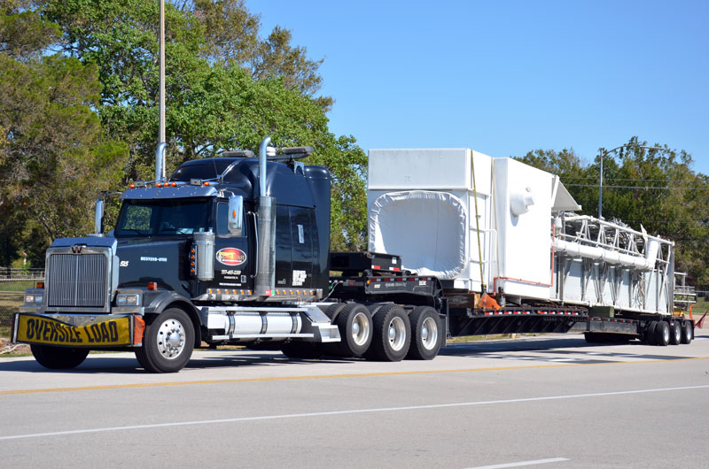 Historic space shuttle launch pad parts arrive in Houston