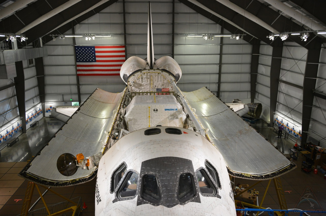 Space Shuttle Endeavour Doors Shut After Cargo Loaded For