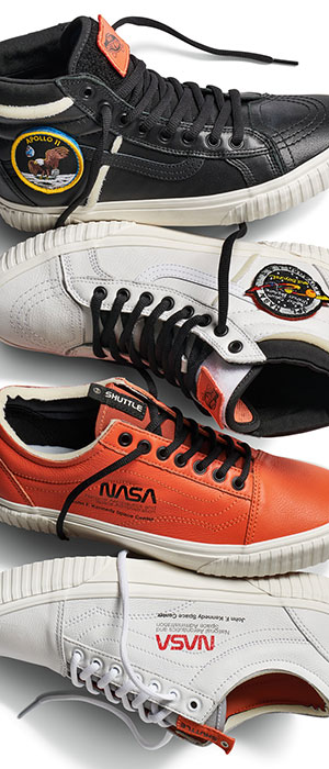 nasa vans shoes orange