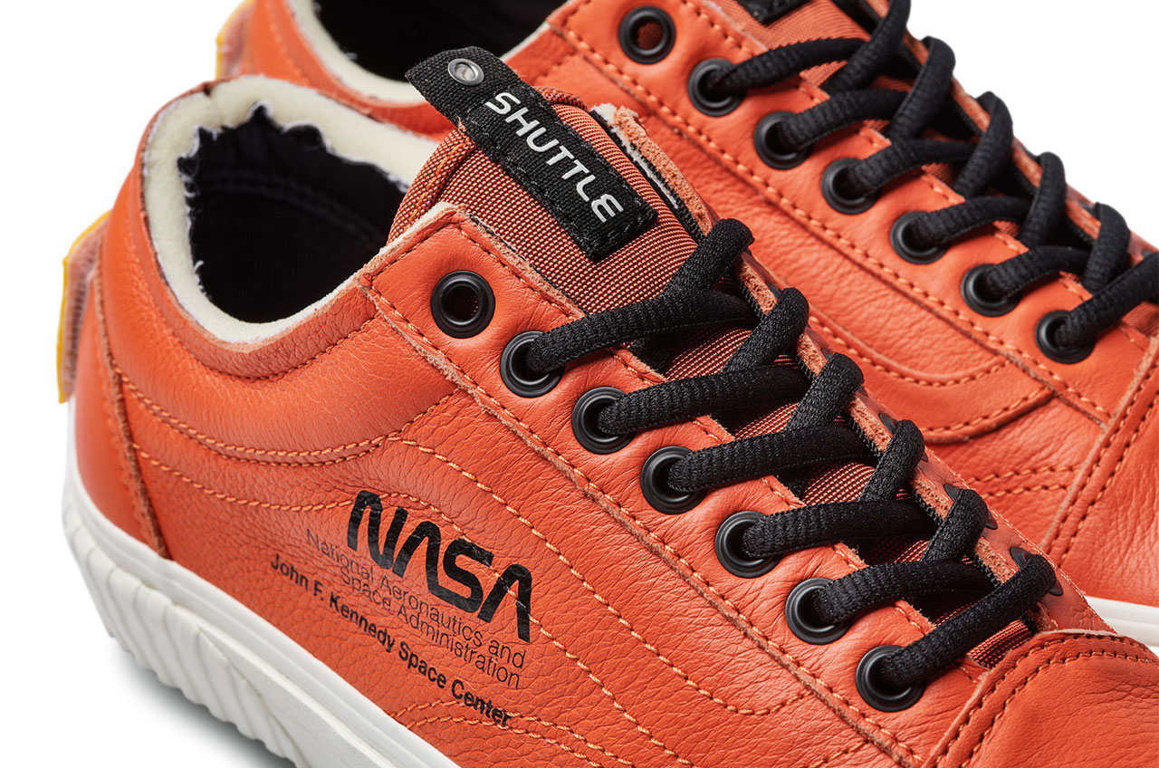 vans nasa orange shoes