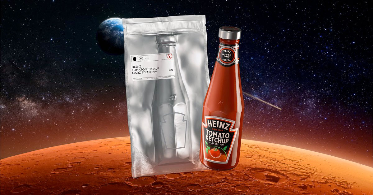 Heinz debuts 'Marz' Edition ketchup made with tomatoes grown in Mars