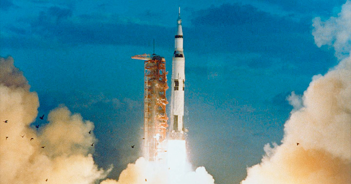 Saturn V at 50 NASA moon rocket lifted off on maiden mission 50 years