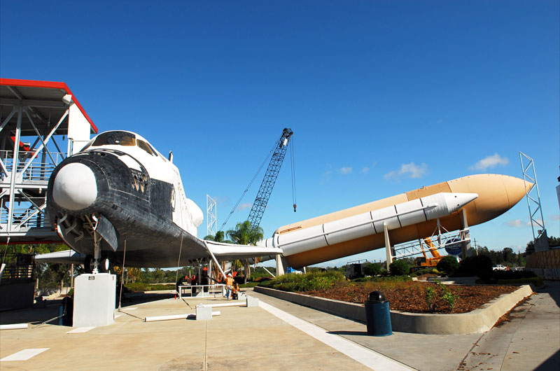 NASA's Fla. visitor center clearing way for Atlantis arrival