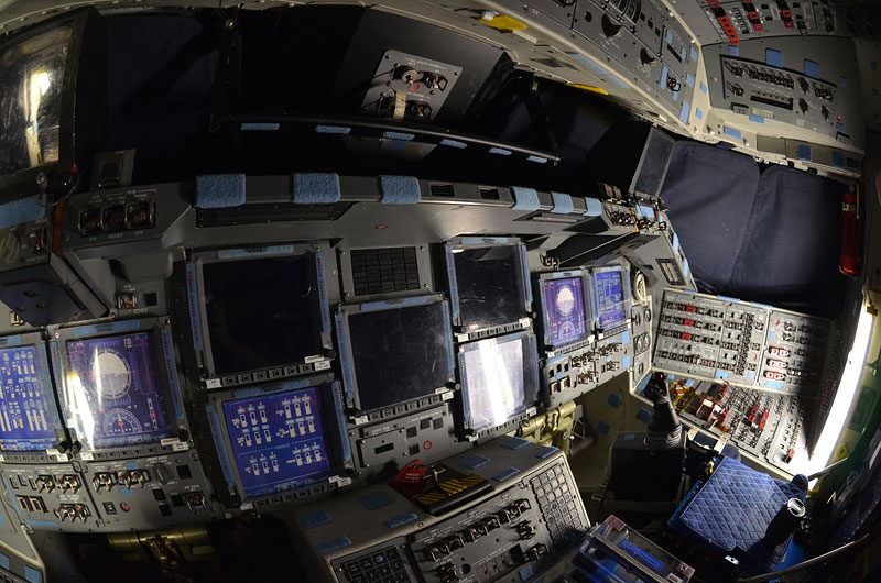 Rare, last look inside space shuttle Atlantis