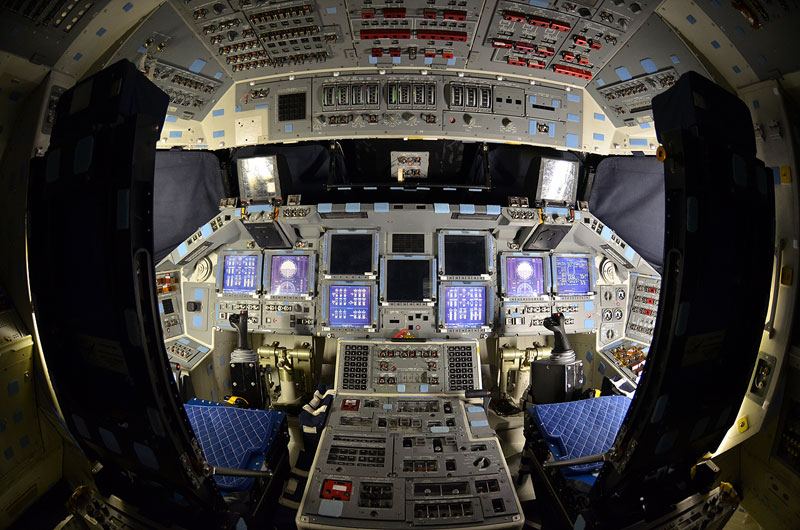 Rare, last look inside space shuttle Atlantis