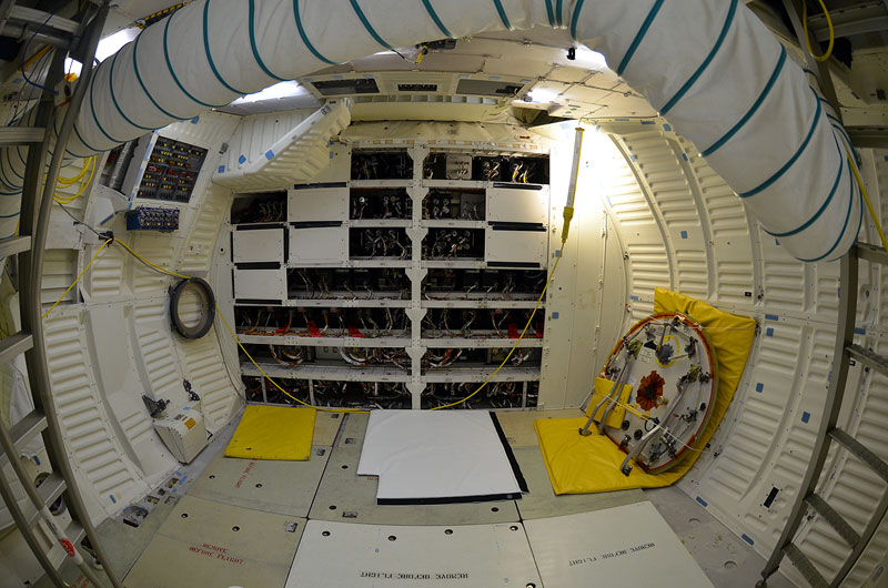 Rare, last look inside space shuttle Atlantis