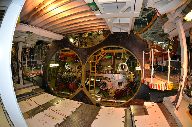 Rare, last look inside space shuttle Atlantis