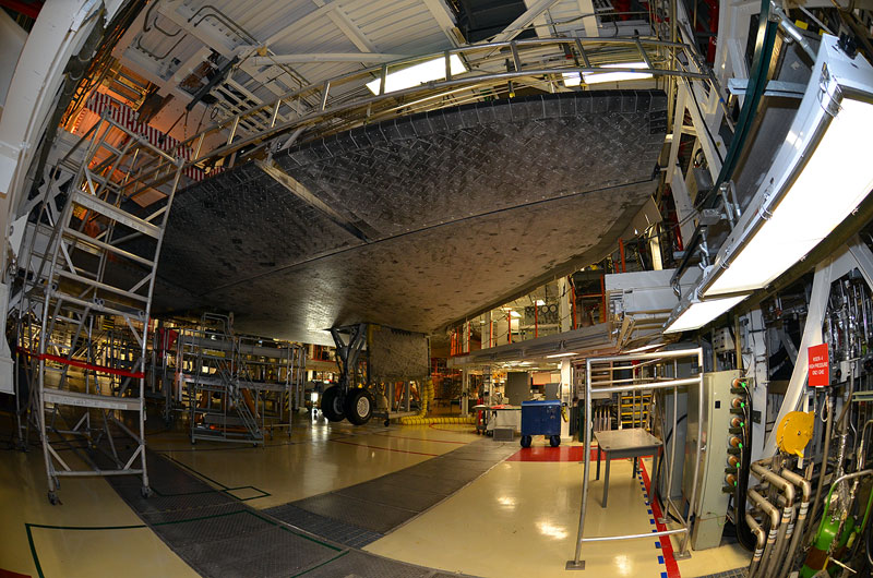 Rare, last look inside space shuttle Atlantis