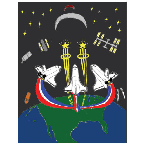 Space Shuttle Commemorative Patch Entry