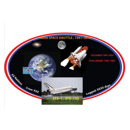 Space Shuttle Commemorative Patch Entry