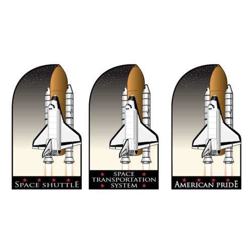 Space Shuttle Commemorative Patch Entry