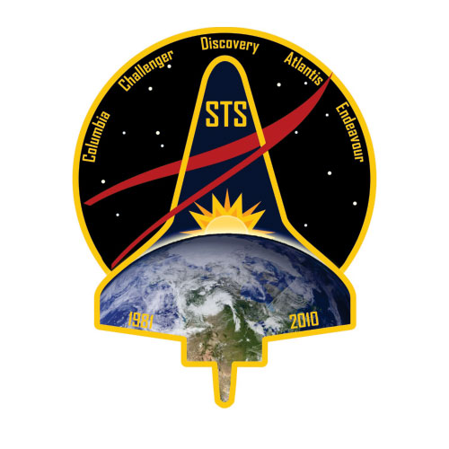 Space Shuttle Commemorative Patch Entry