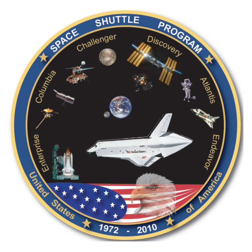 Space Shuttle Commemorative Patch Entry