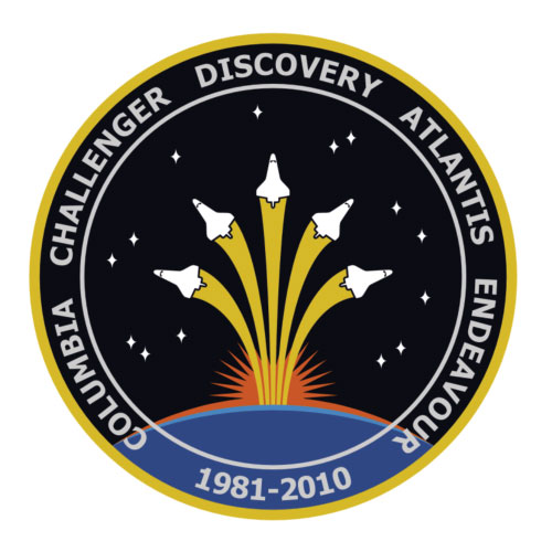 Space Shuttle Commemorative Patch Entry