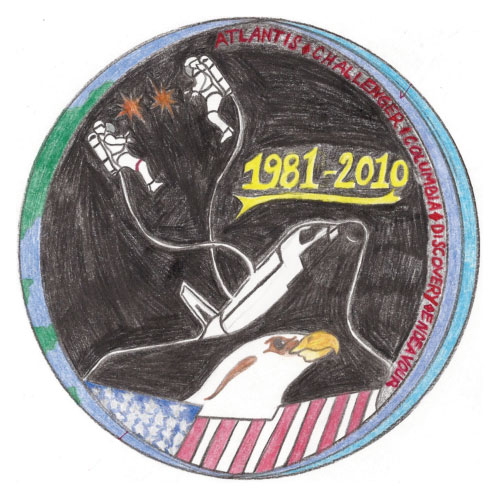 Space Shuttle Commemorative Patch Entry