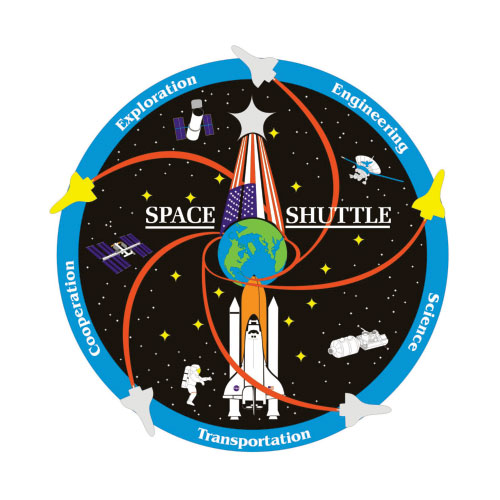 Space Shuttle Commemorative Patch Entry