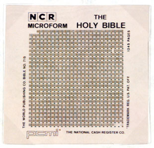 Apollo 14 Microfilm Bible