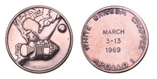 Apollo 1 Flown Medallion