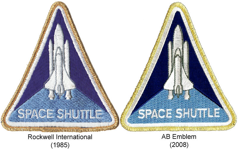 Human Flights Mach25 Space Shuttle Badge Iron On Embroidered Patch 