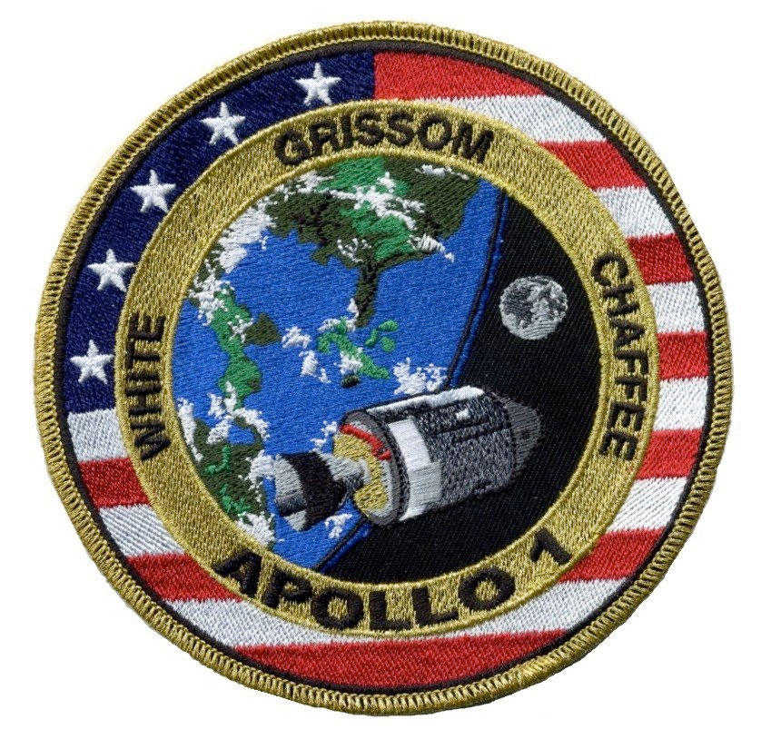 FS Apollo 1 50th commemorative patches collectSPACE Messages