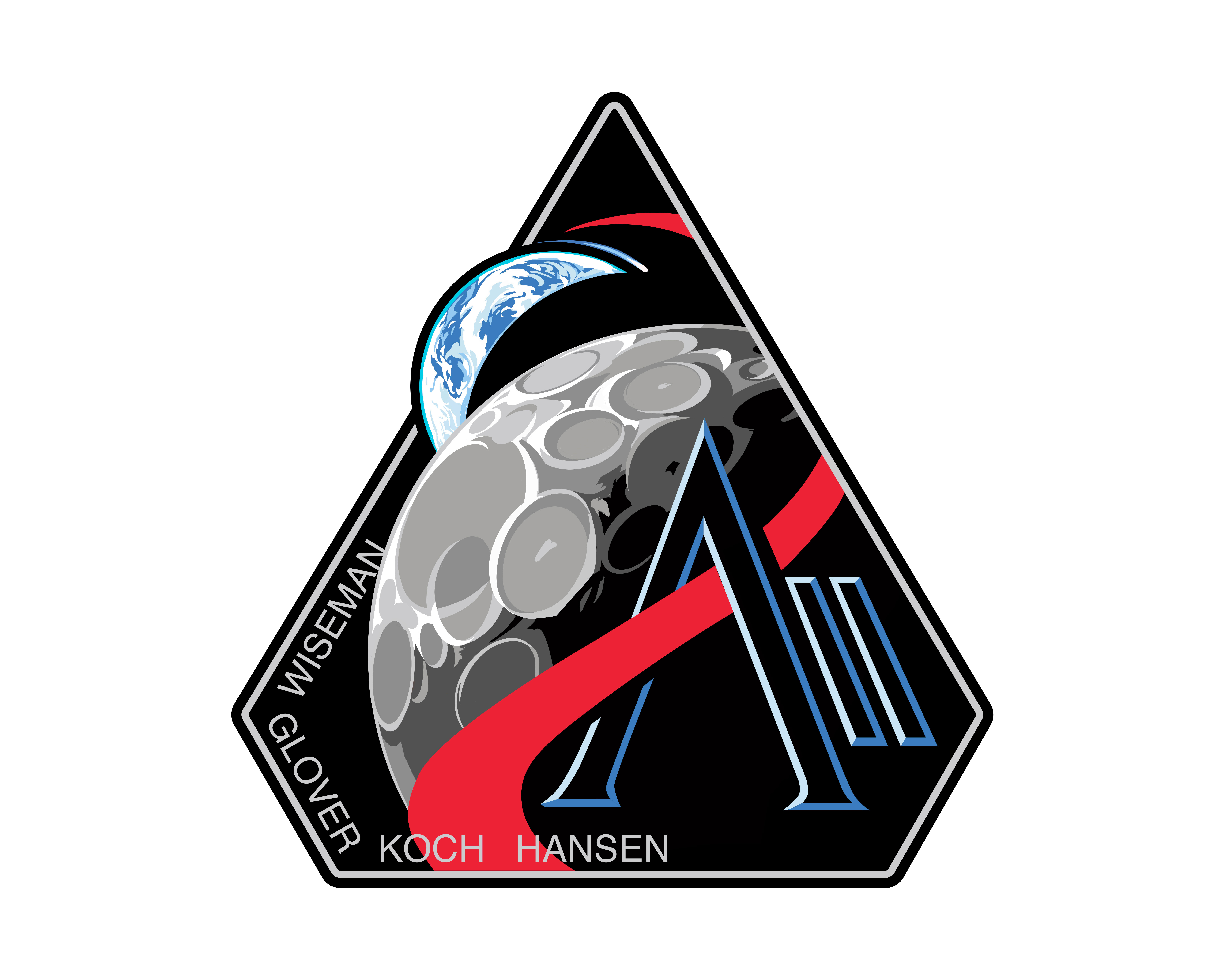 Artemis II Moon Mission Crew Patch CollectSPACE Messages