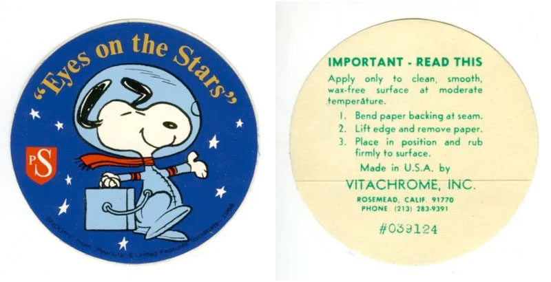 Snoopy and NASA: patches and decals - collectSPACE: Messages