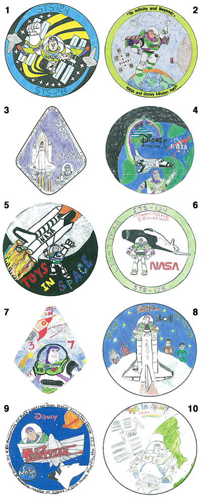 Disney's Buzz Lightyear NASA mission patch - collectSPACE: Messages