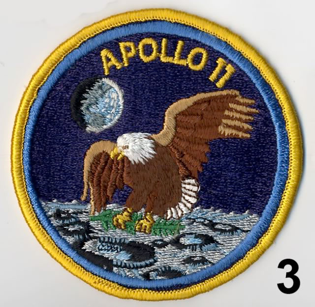 Patch Nasa Missione Apollo 11 a Strappo Emblema Nuovo Stemma Vintage Originale 