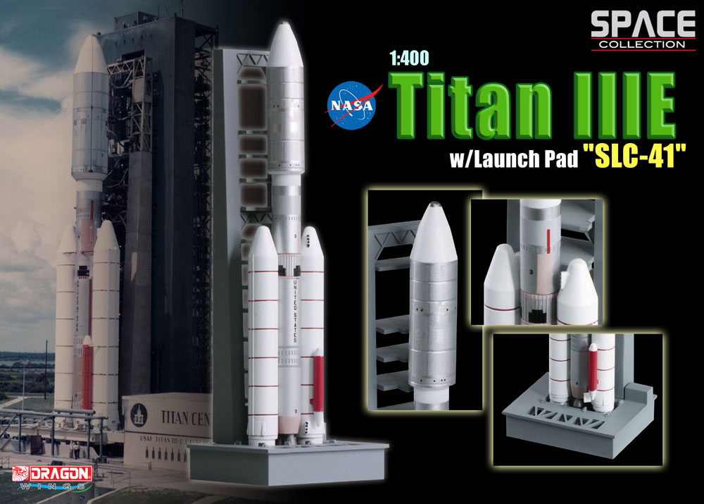 1/400　タイタン　IIIC MOL ランチパッド　スペースロケットフィギュア Amazon | プラッツ 1/400 タイタンIIIE/セントールロケット with