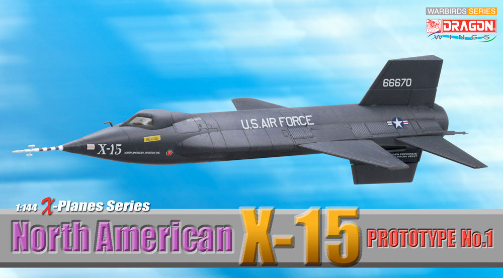 thumbnail image 2 of Dragon Models 1:144 X-15A Spacecraft Kit – Scott Crossfield #56-6670, USAF 2 of 4
