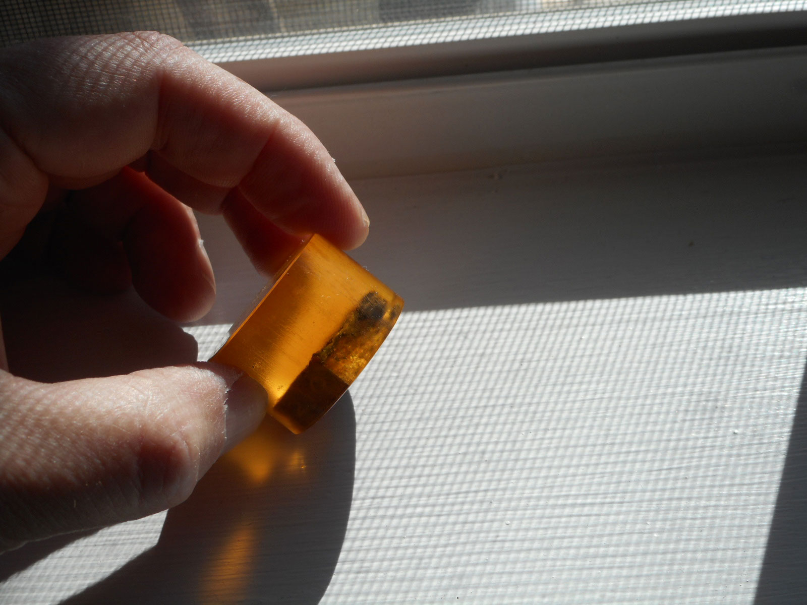 Identifying unknown piece in lucite collectSPACE Messages