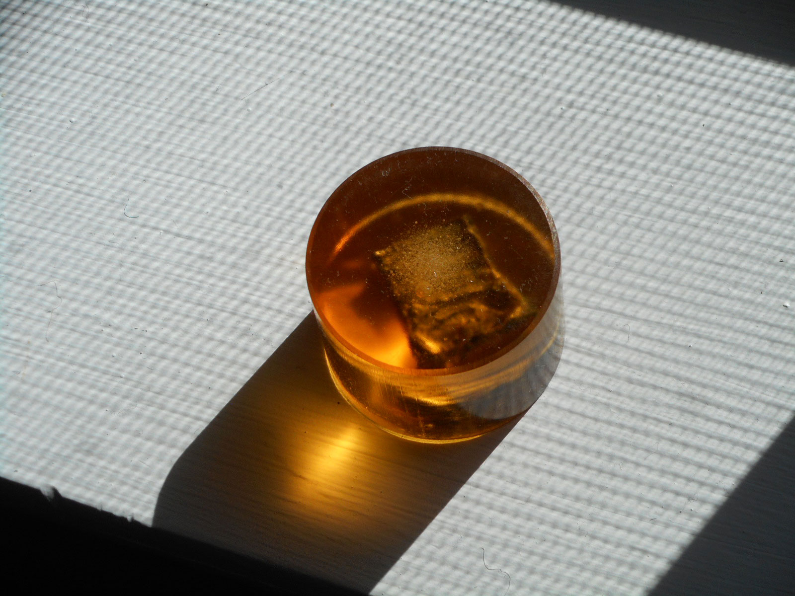 Identifying unknown piece in lucite collectSPACE Messages