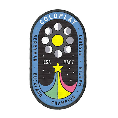 50 Years Anniversary Embroidered Patch 1964-2014 ESA European Space Agency 