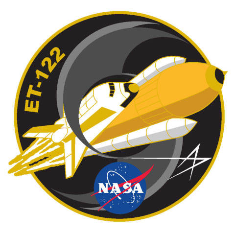  STS-134: External Tank-122 (ET-122) insignia - collectSPACE: Messages