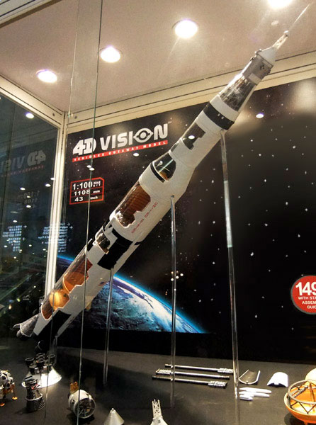 Famemaster 4D-Vision Saturn V Rocket Model 1:100 Scale 26117